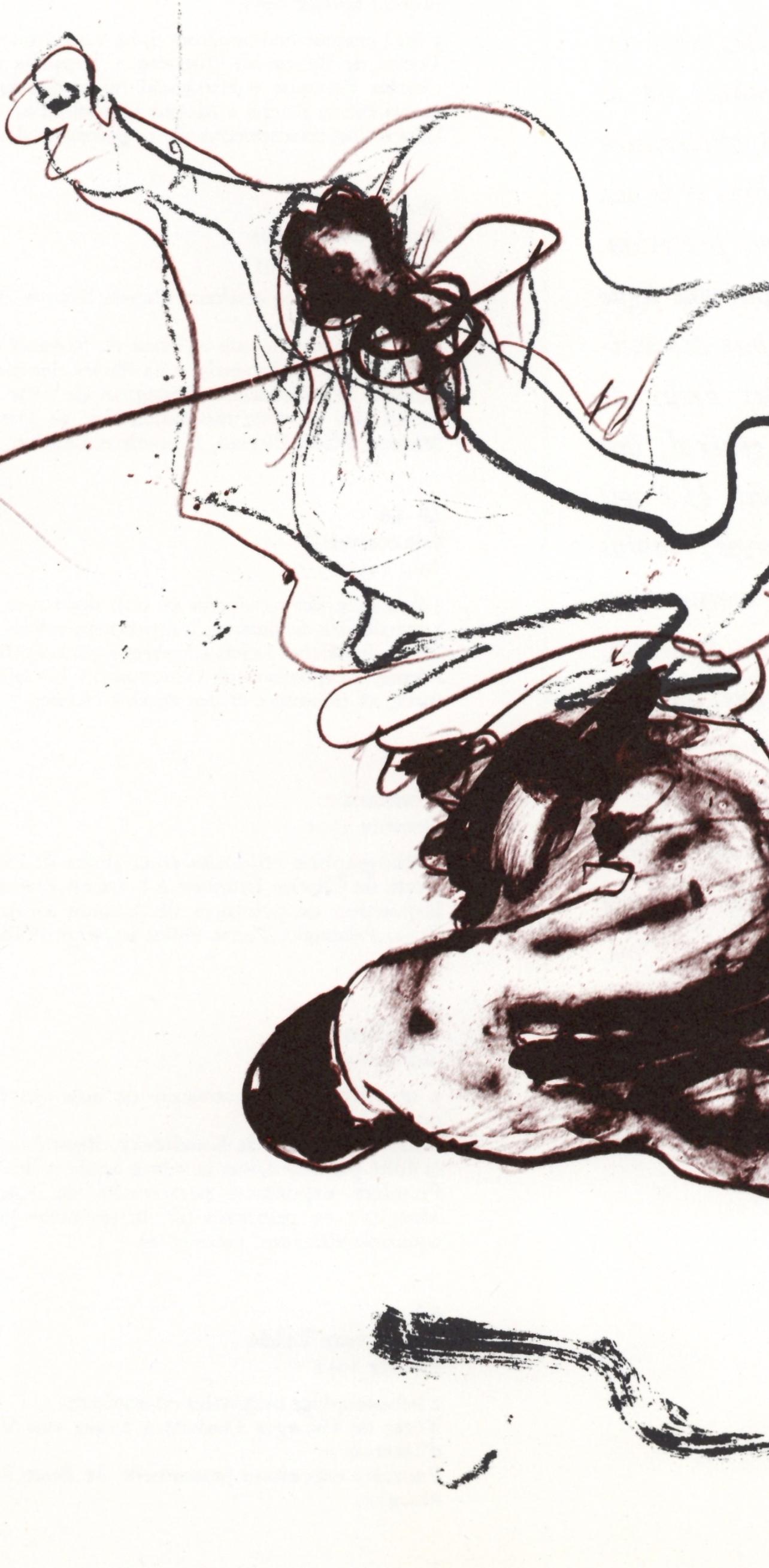 Rebeyrolle, Komposition, Derrière le miroir (nach) – Print von Paul Rebeyrolle