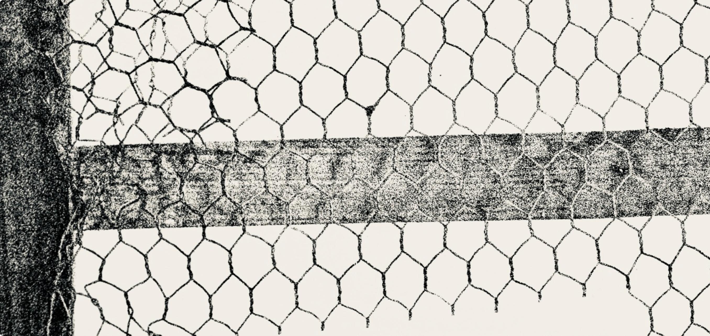 Rebeyrolle, Komposition, Derrière le miroir (nach) (Grau), Landscape Print, von Paul Rebeyrolle