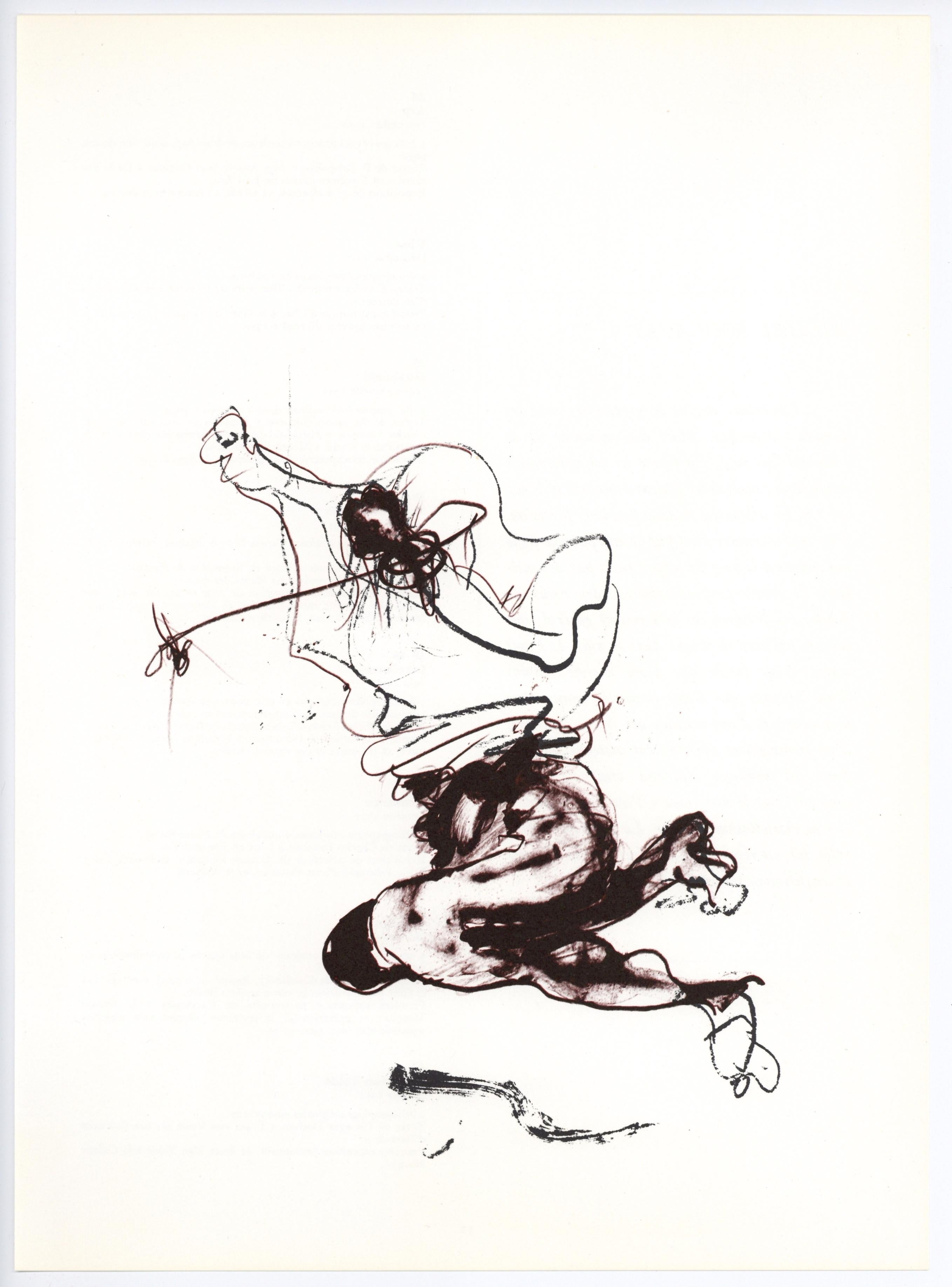 Lithographie auf Velinpapier. Beschriftung: Unsigniert und nicht nummeriert, wie ausgegeben. Guter Zustand. Anmerkungen: Aus Derrière le miroir, Hommage à Aimé et Marguerite Maeght, N° 250, 1982. Herausgegeben von Aimé Maeght, Éditeur, Paris;