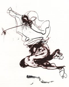 Rebeyrolle, Composition, Derrière le miroir (after)