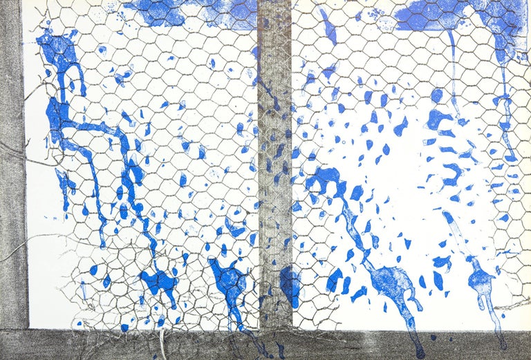 Rebeyrolle, Composition, Derrière le miroir (after) For Sale at