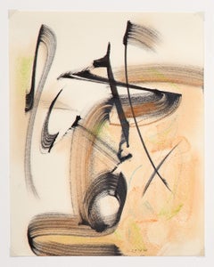 Framed Triptych Abstract Screen Prints by Paul Reed with Neutral, Earthy Browns