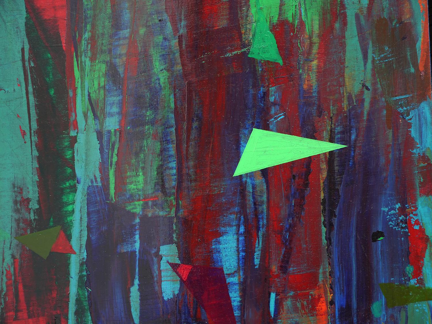 Contemporary Expressionist Painting with Geometric Shapes 5