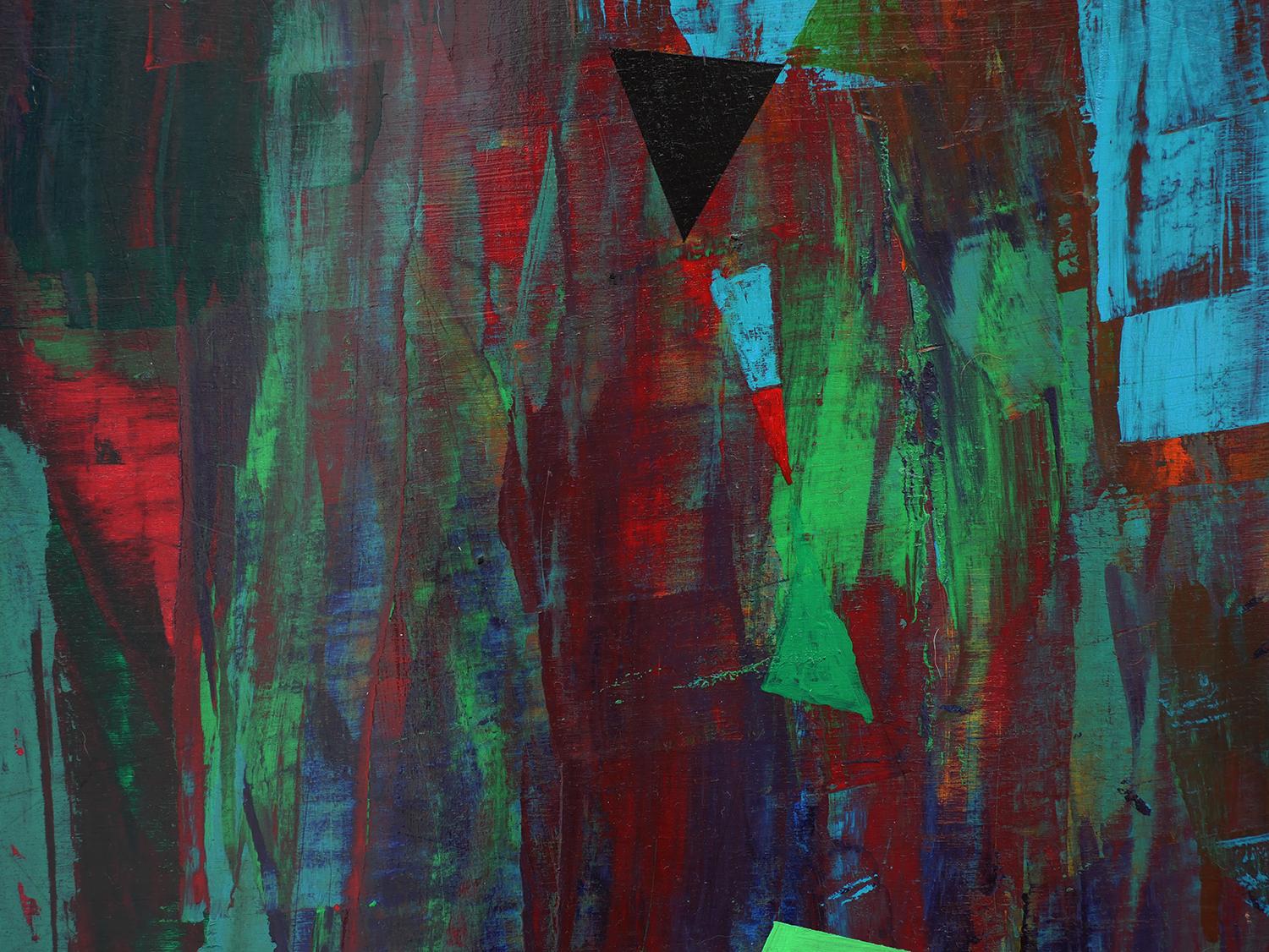 Contemporary Expressionist Painting with Geometric Shapes 6