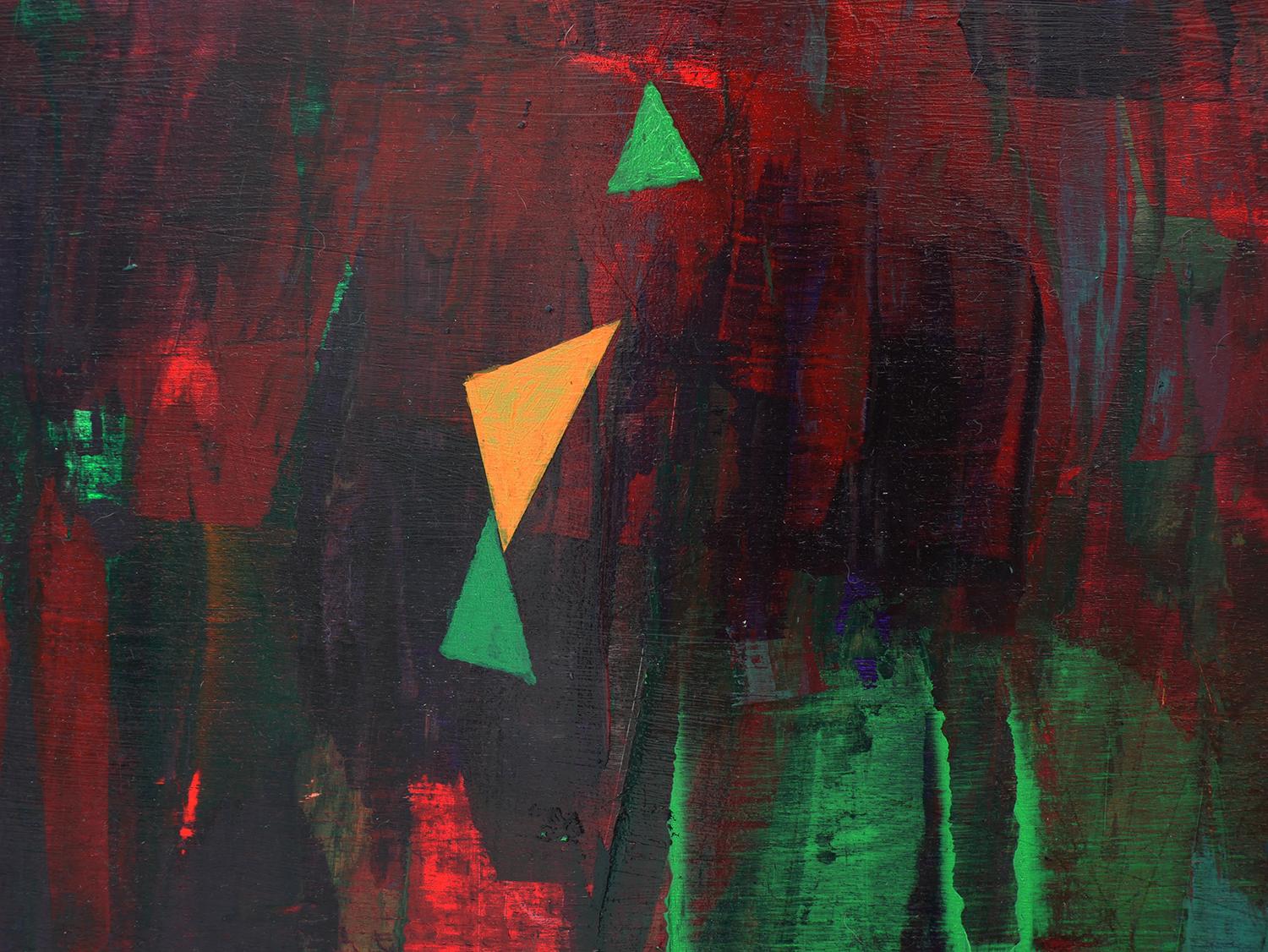Contemporary Expressionist Painting with Geometric Shapes 3