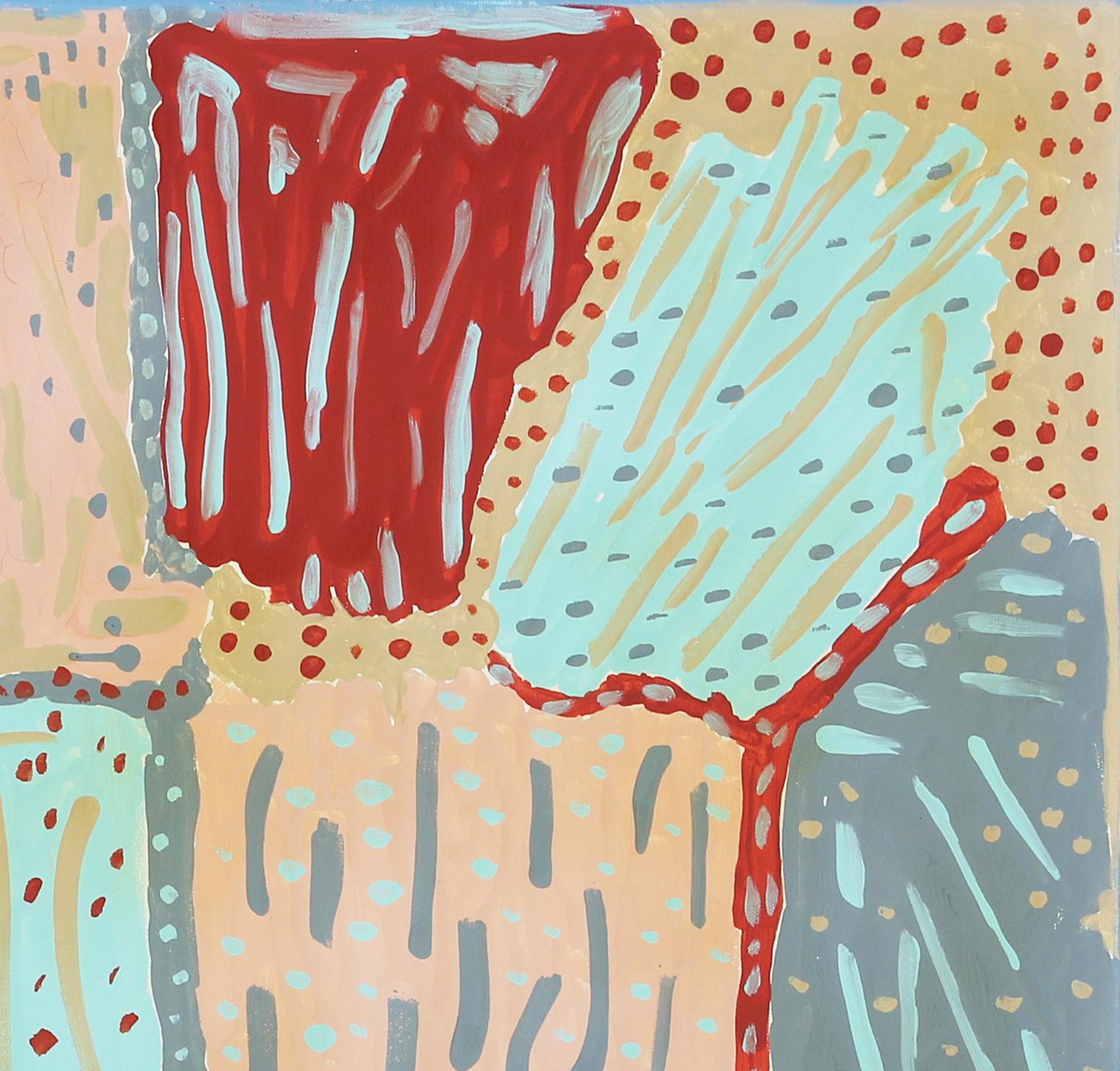 Pittura astratta a motivi geometrici 