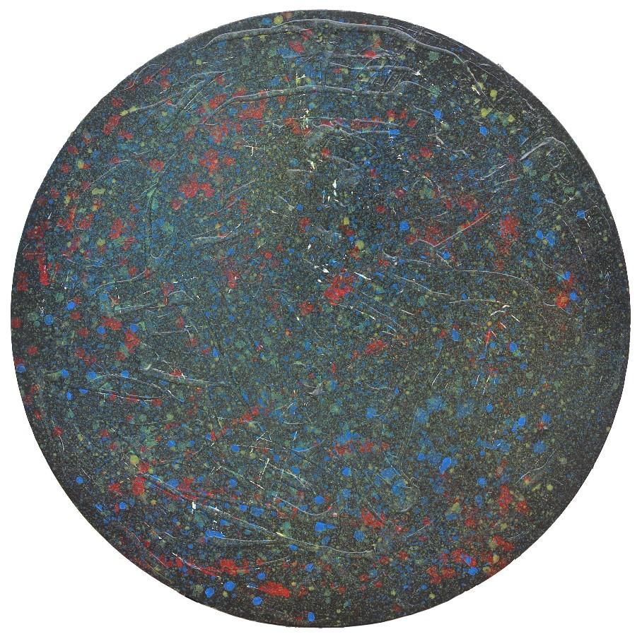 Abstract Painting Paul Reeves - Peinture expressionniste contemporaine à tonalité profonde « Genesis 1 »