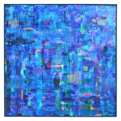 Lovely Modern Blue Abstract Painting