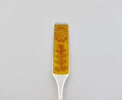 1967 Paul Rene Gauguin for Anton Michelsen Silver and Enamel Christmas Spoon