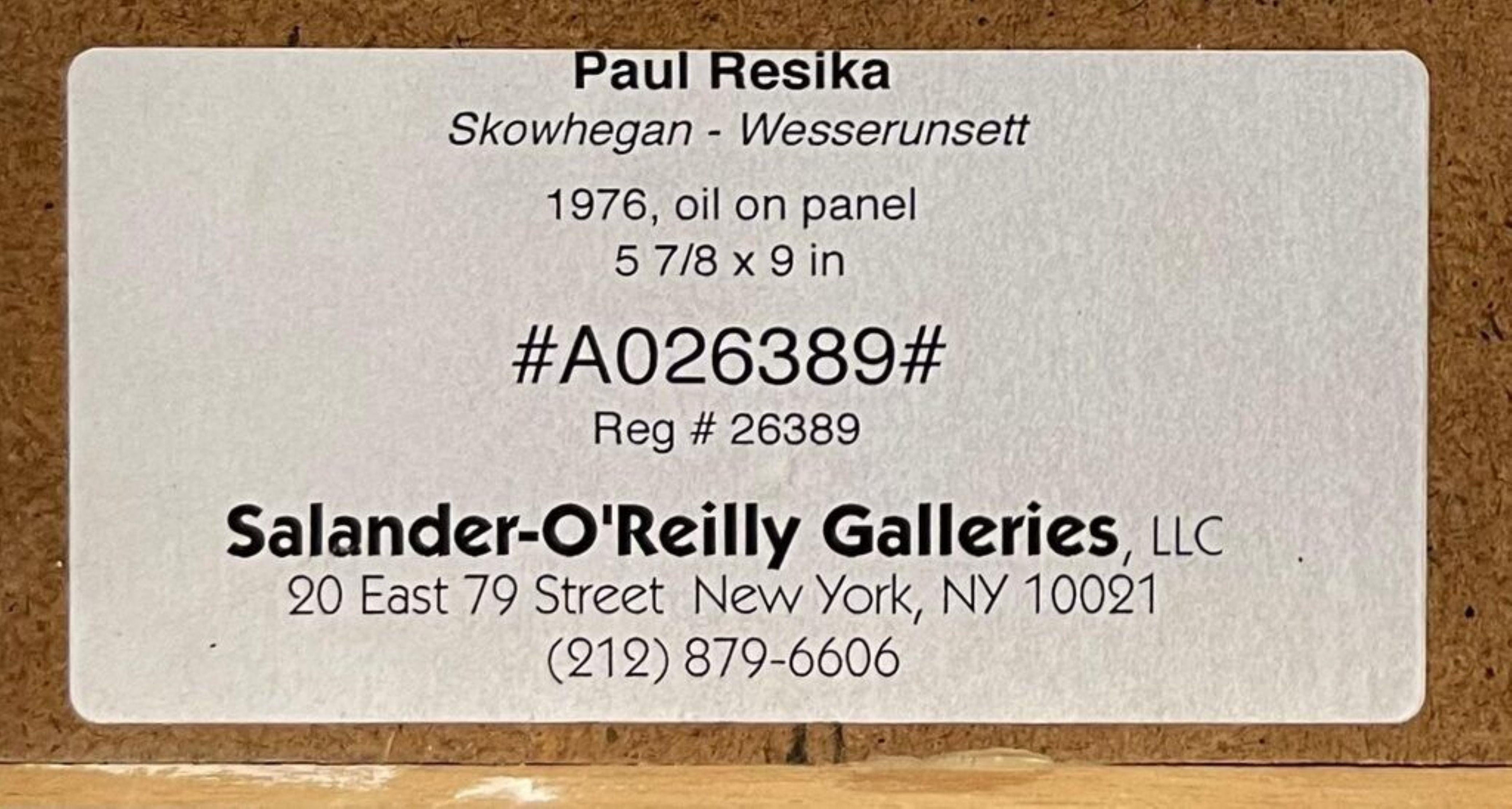 Skowhegan-Wesserunsett, óleo firmado y enmarcado por un protegido de Hans Hofmann en venta 1