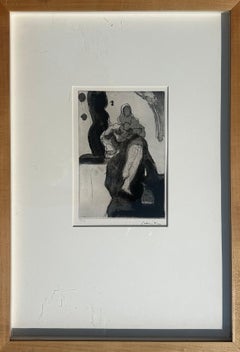 "Ohne Titel" Paul Resika, Modernist, Schwarz-Weiß, Abstrakte Komposition