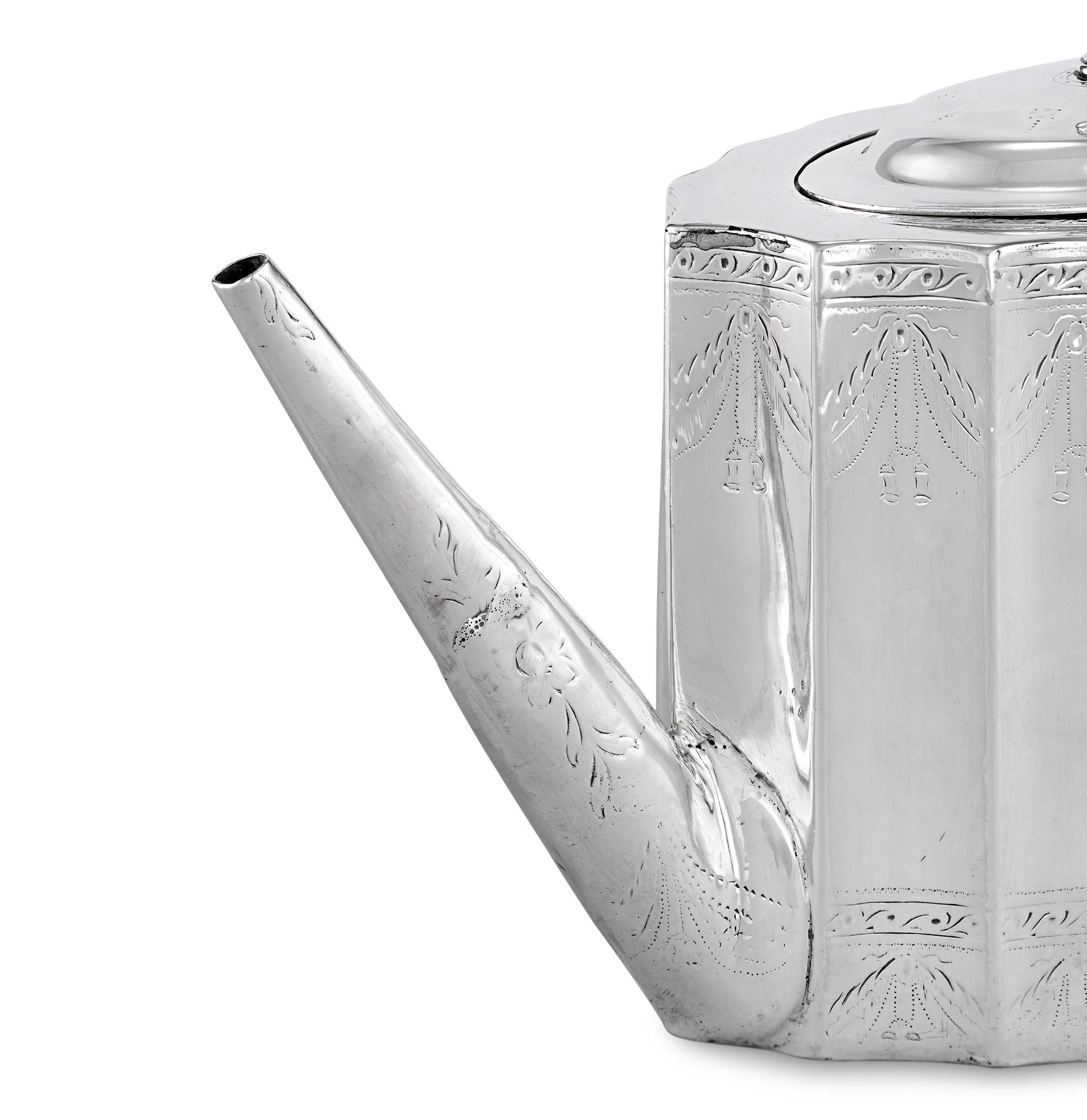 American Paul Revere Teapot For Sale