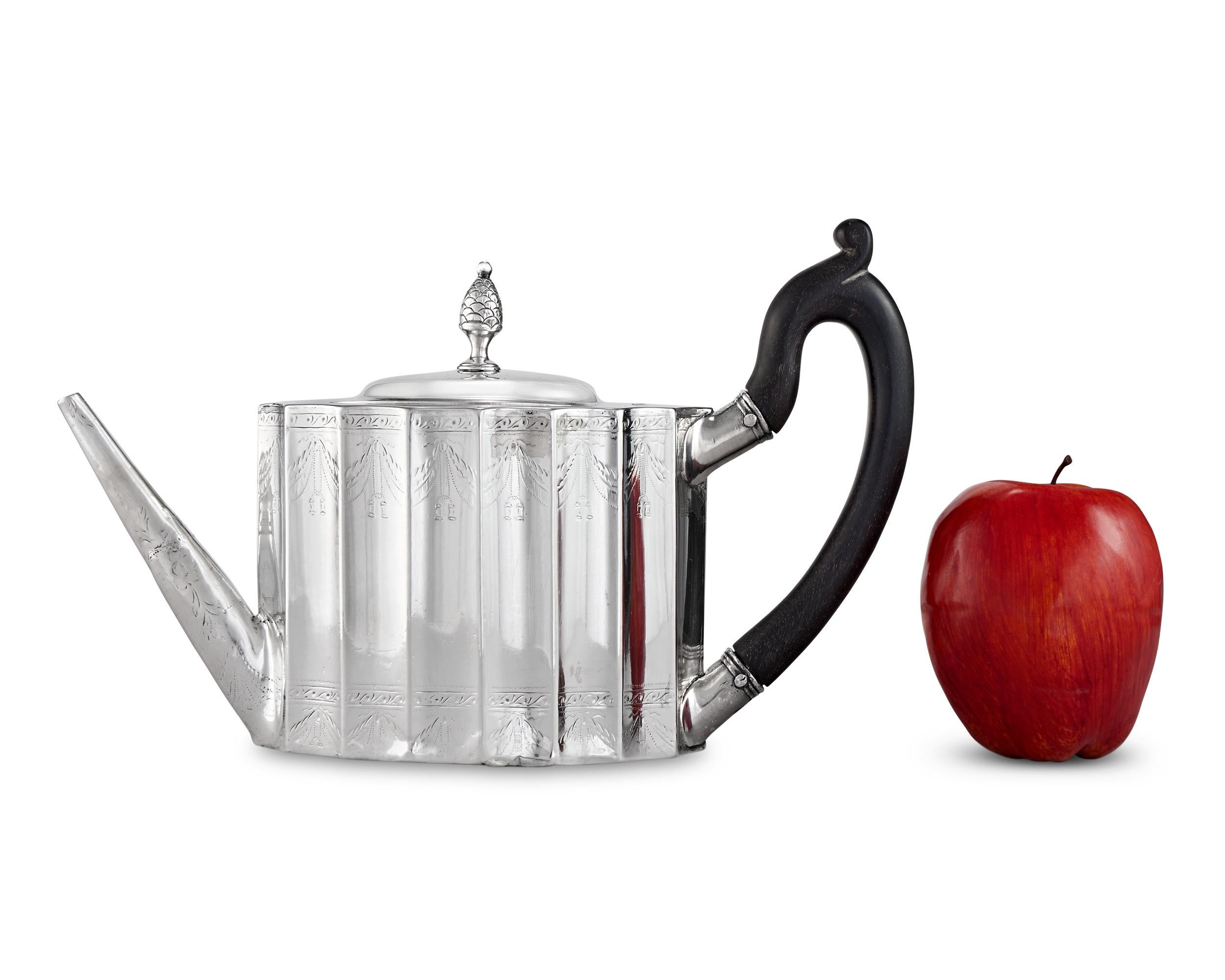 18th Century and Earlier Paul Revere Teapot For Sale