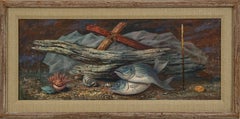Driftwood & Fish, Mid-20th Century Magical Realism, Surrealist Cleveland Artist