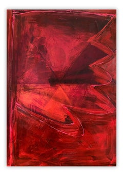 Bandiera in territorio sconosciuto III (pittura astratta)