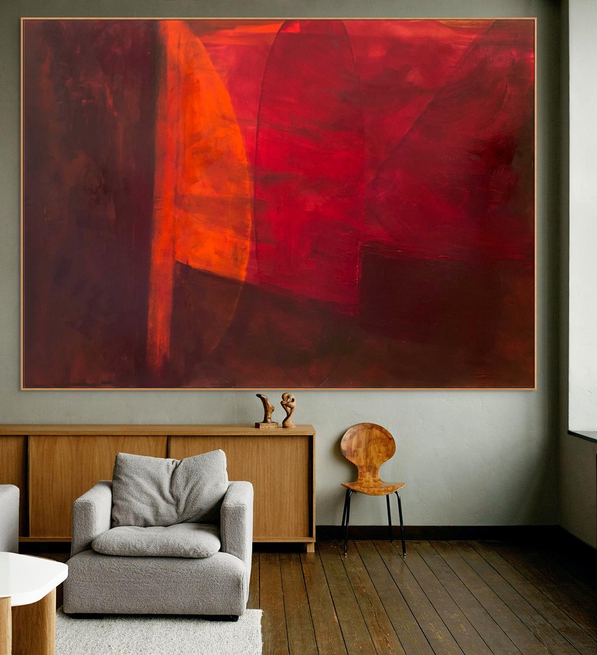 Bandiera n. 2 (pittura astratta) - Painting di Paul Richard Landauer