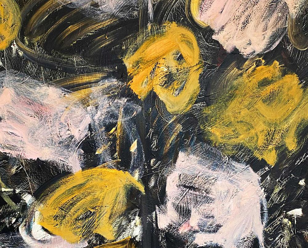 Le rêve d'Hélènes (peinture abstraite) - Abstrait Painting par Paul Richard Landauer