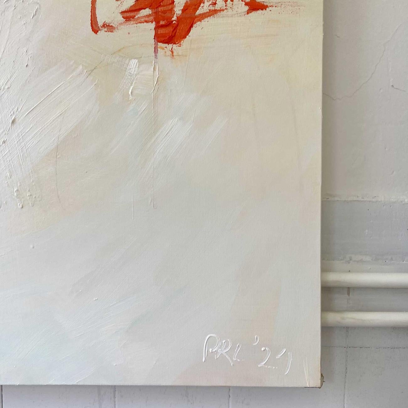 Il giardino di Helen - Dietro il cancello (pittura astratta) in vendita 7
