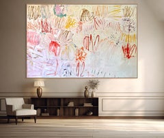 Helen's Garden — Behind The Gate (Abstract painting)