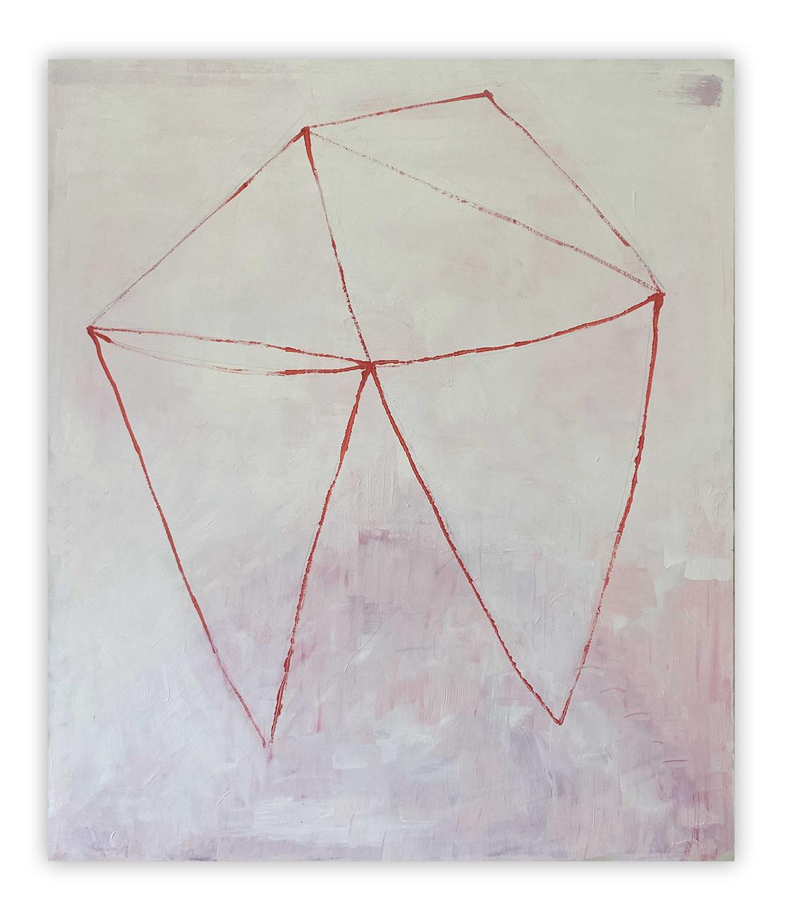 Abstract Painting di Paul Richard Landauer - Ricostruzione di un ricordo II (pittura astratta)