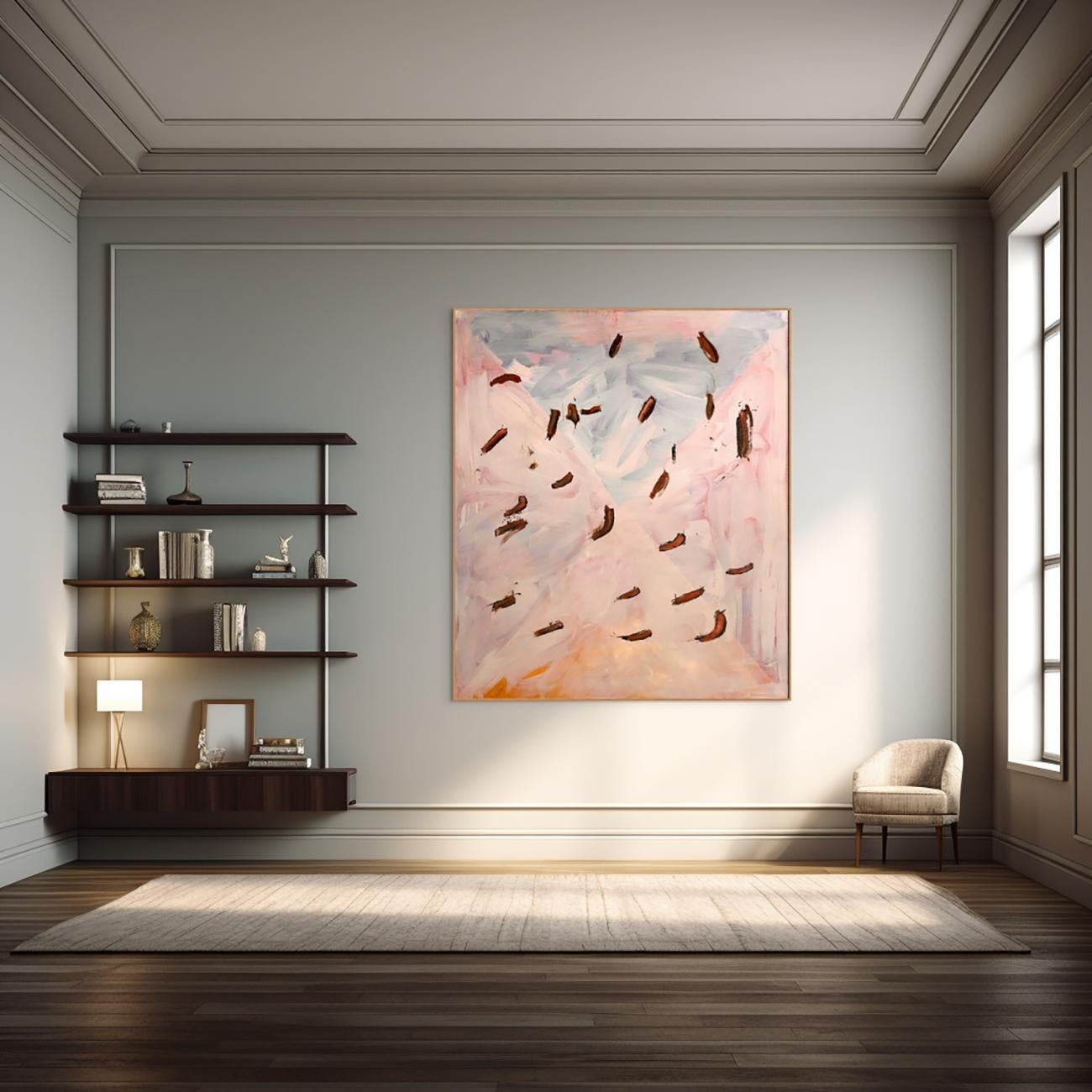 Primavera (pittura astratta) - Painting di Paul Richard Landauer
