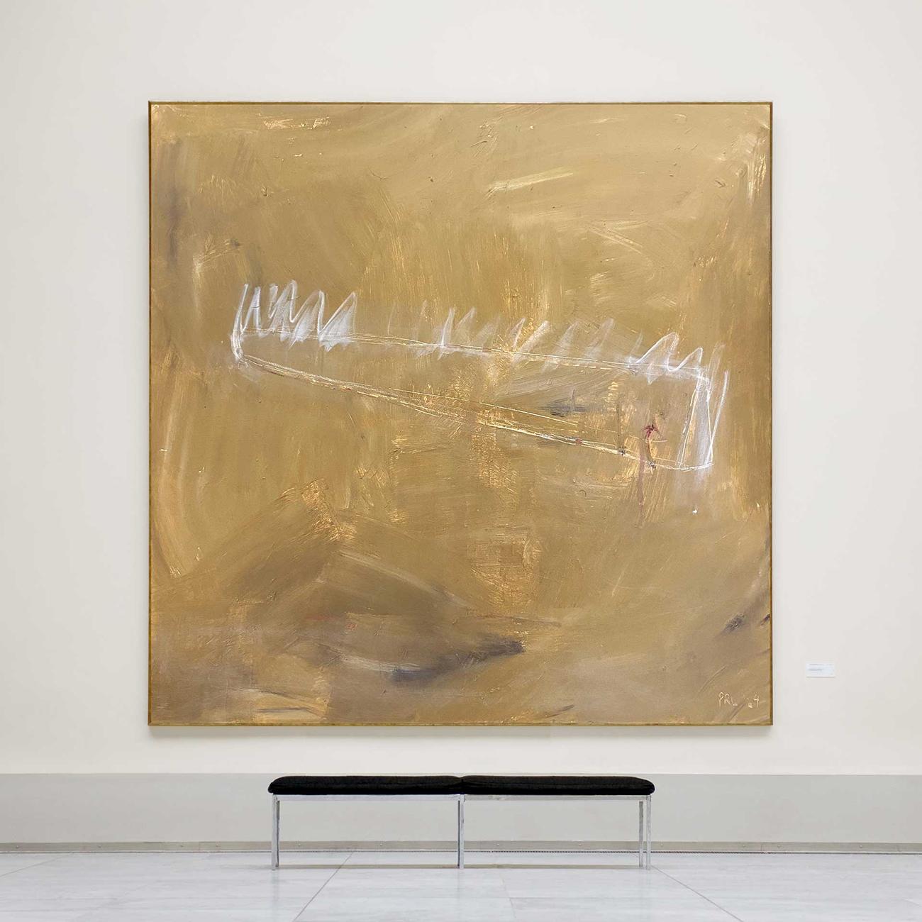 Il viaggio II (Pittura astratta) - Painting Astratto di Paul Richard Landauer