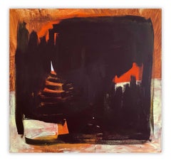 Senza titolo quasi nero (pittura astratta)