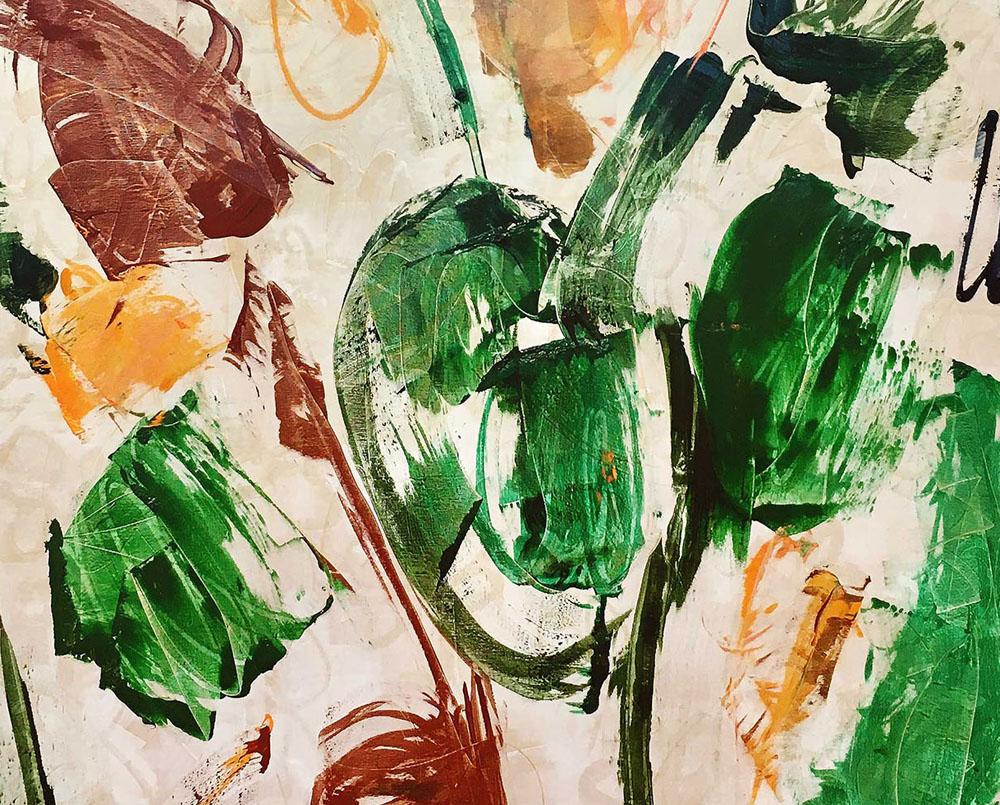Senza titolo (n. 5) (Pittura astratta) - Painting Astratto di Paul Richard Landauer