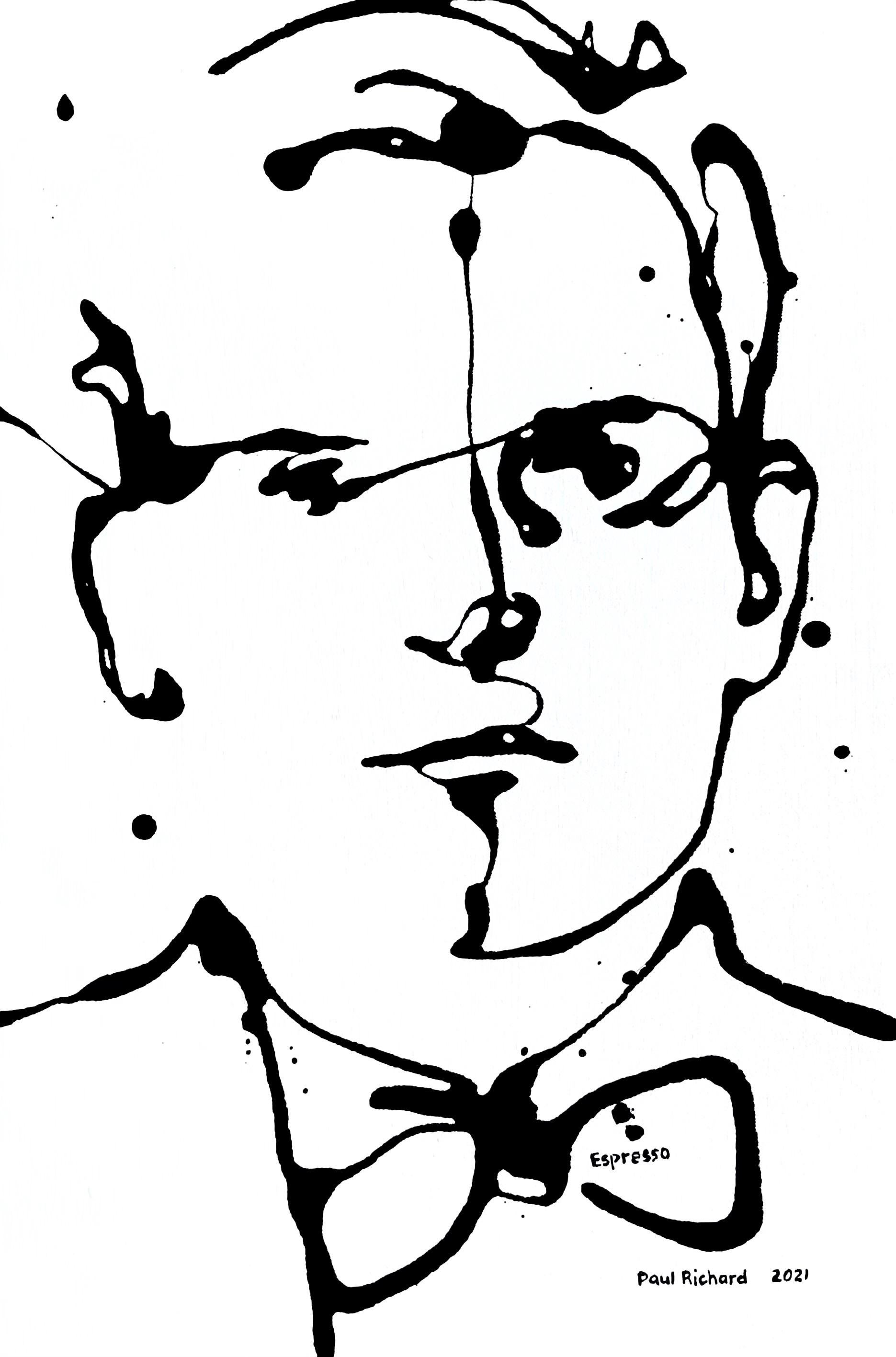 Erwähnungen des Künstlers – Painting von Paul Richard