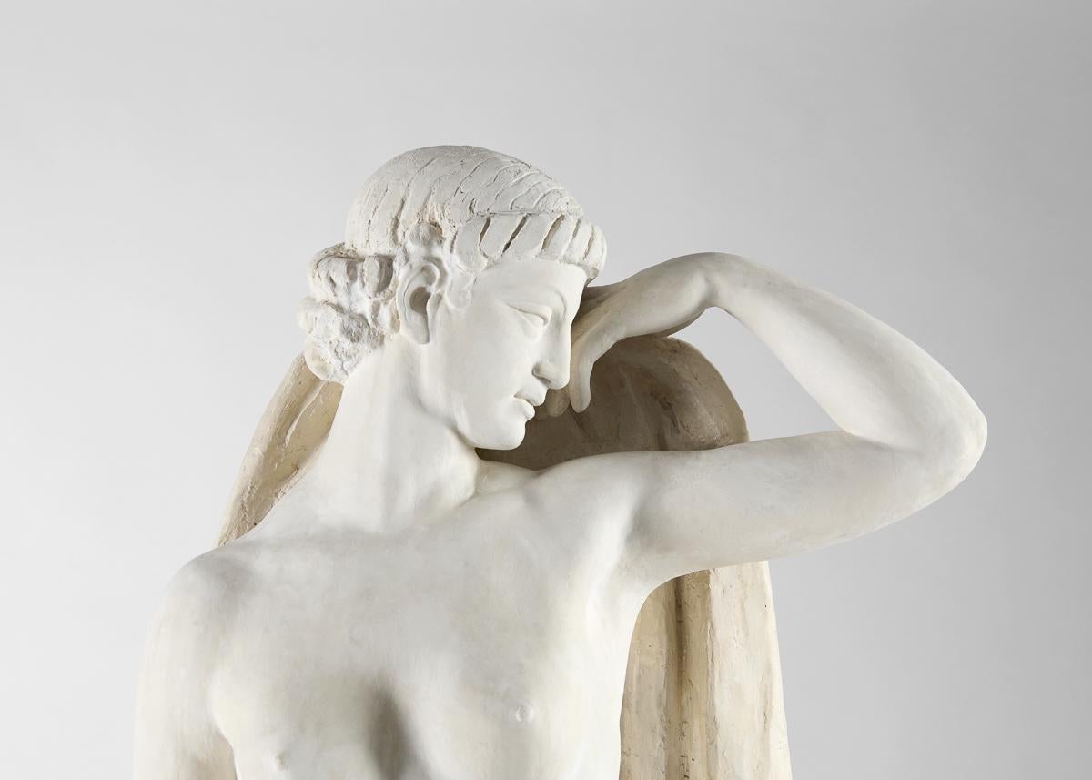 Art Déco Paul Rocheil, L'aurore (L'alba) Scultura classica di nudo, Francia, circa 1930 in vendita