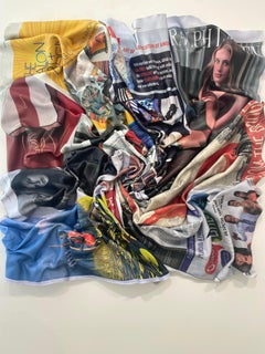 New York Times/ Hand Sculpted Acrylic / Dimensional Pop Art