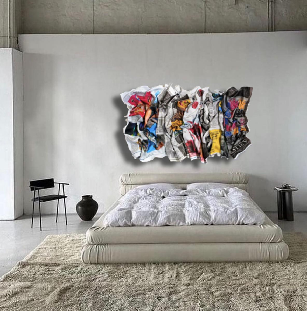 New York Times / Handgeformtes Acryl / Dimensional Pop Art / Paul Rousso im Angebot 3