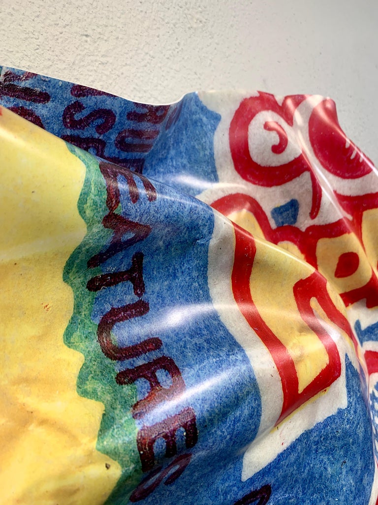 Paul Rousso - Popeye Bubble Gum Wrapper, Paul Rousso Pop-Art Hand ...