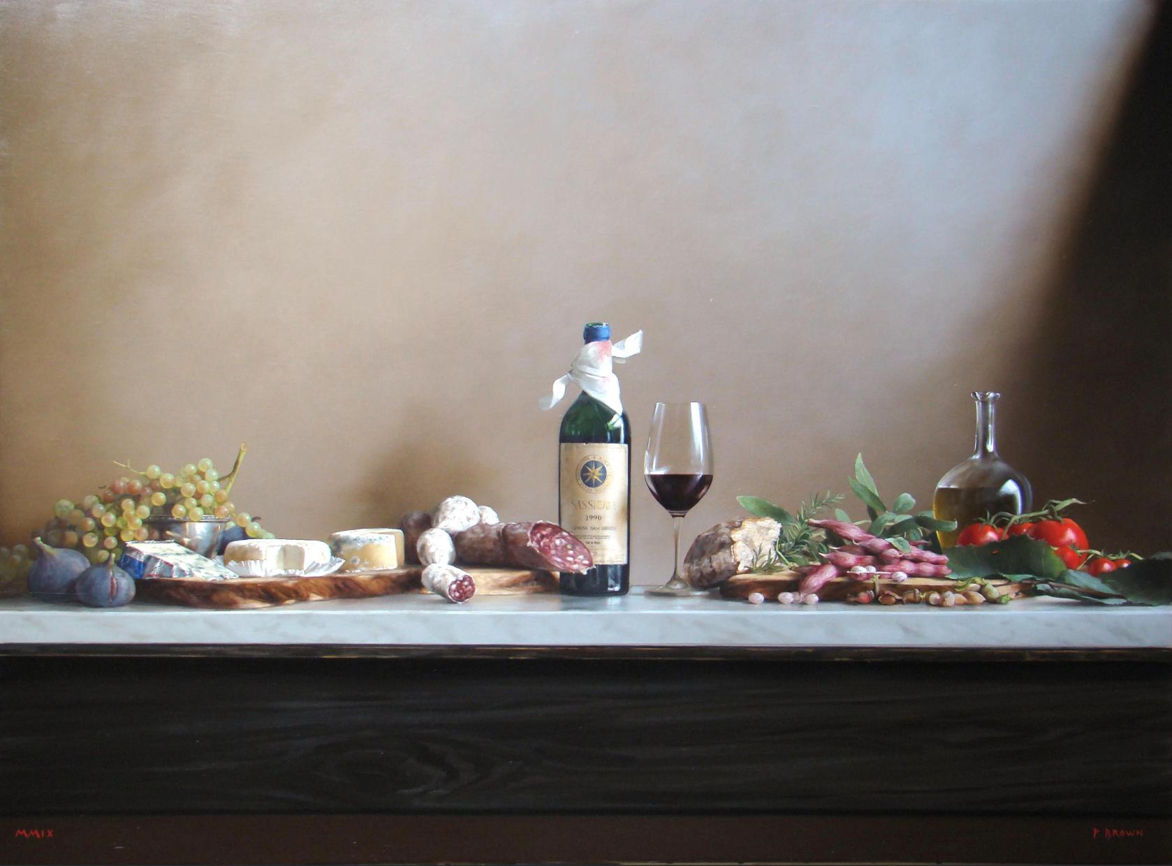 Sassicaia, Pittura Realista Still-Life