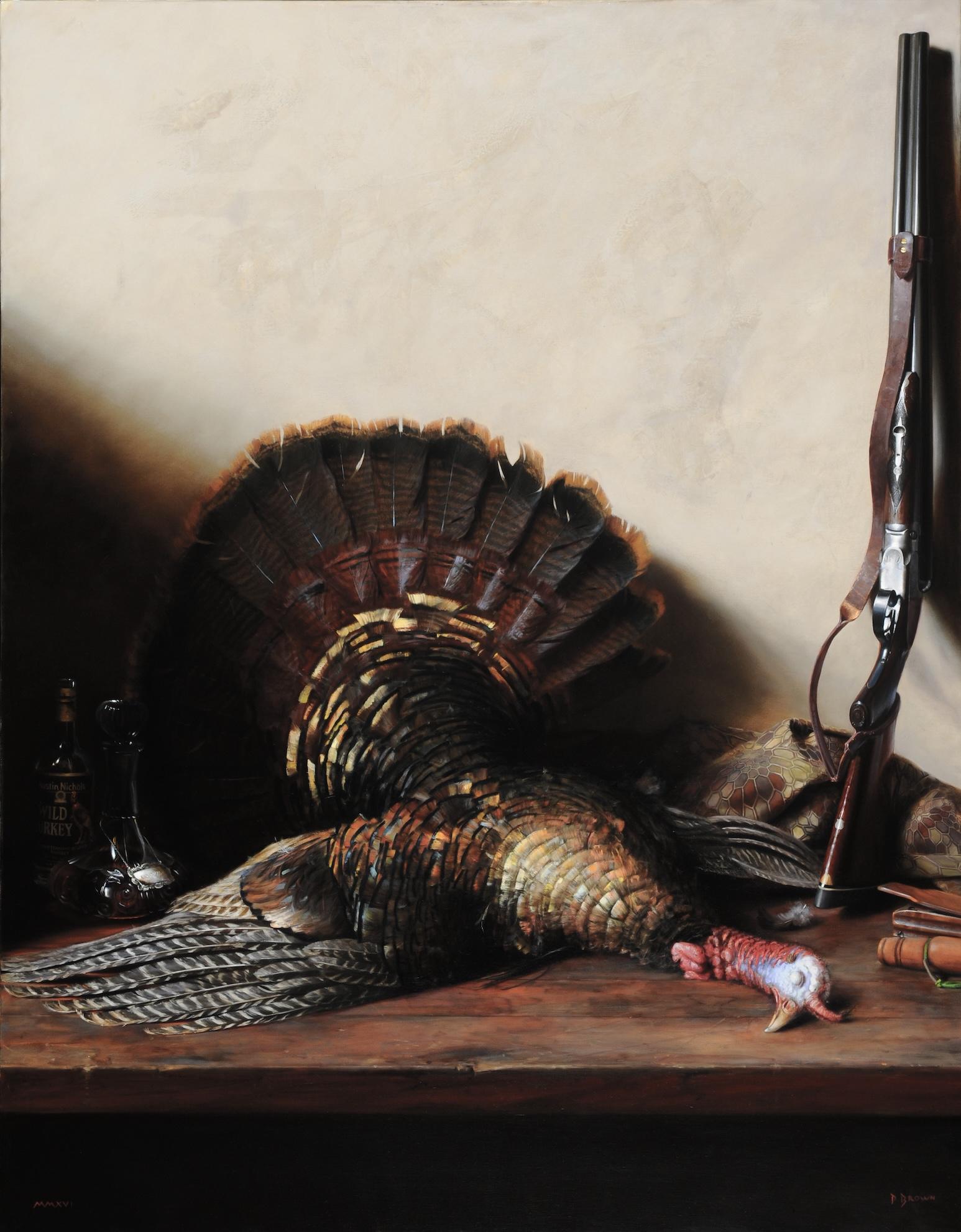 Wild Turkey, Realist Animal Portrait of Wild Turkey