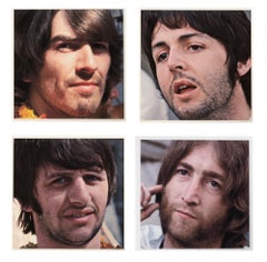 John Lennon, Paul McCartney, George Harrison y Ringo Starr, Rishikesh India