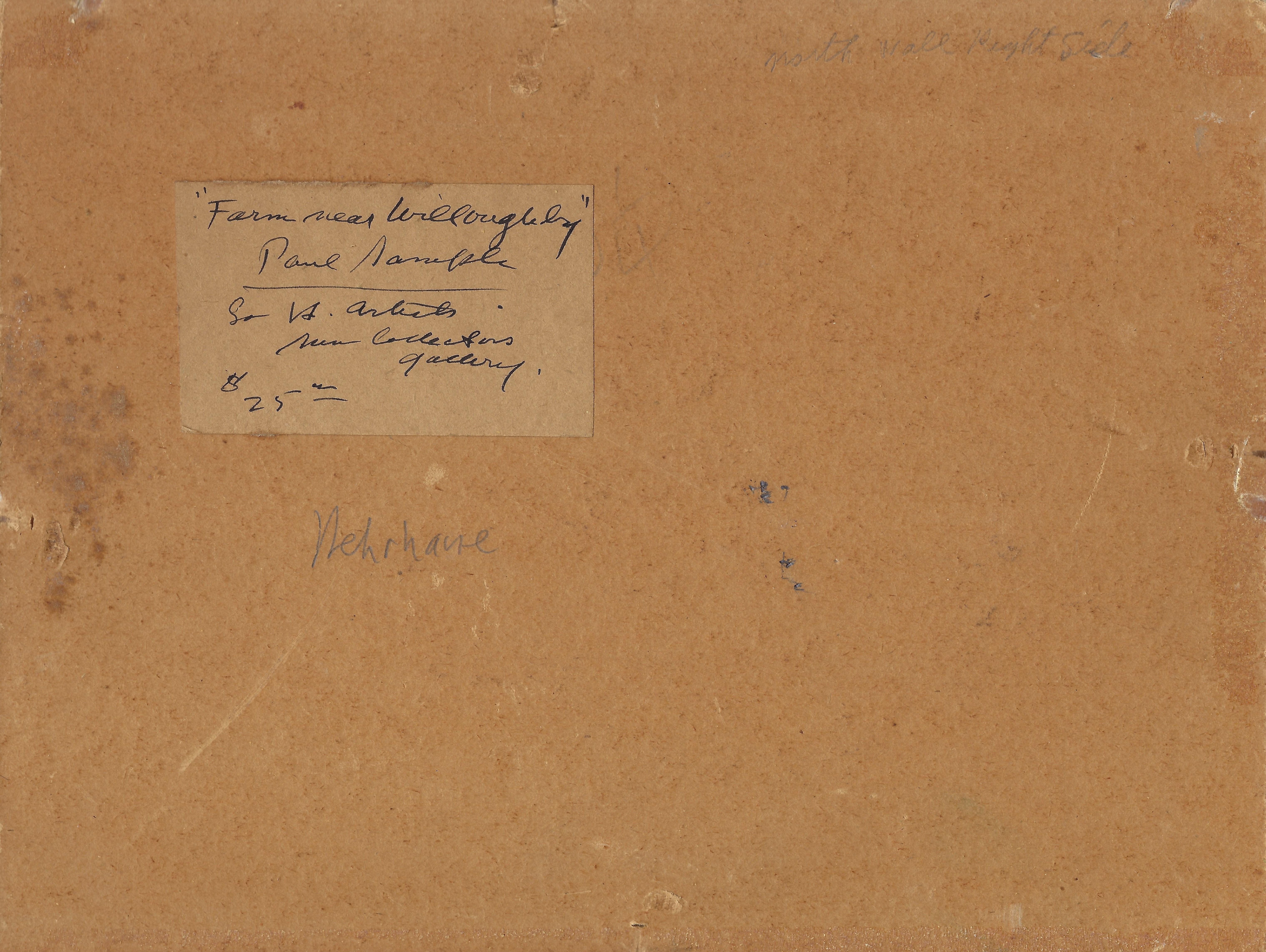 Bauernhof in der Nähe von Willoughby (Vermont) – Painting von Paul Sample