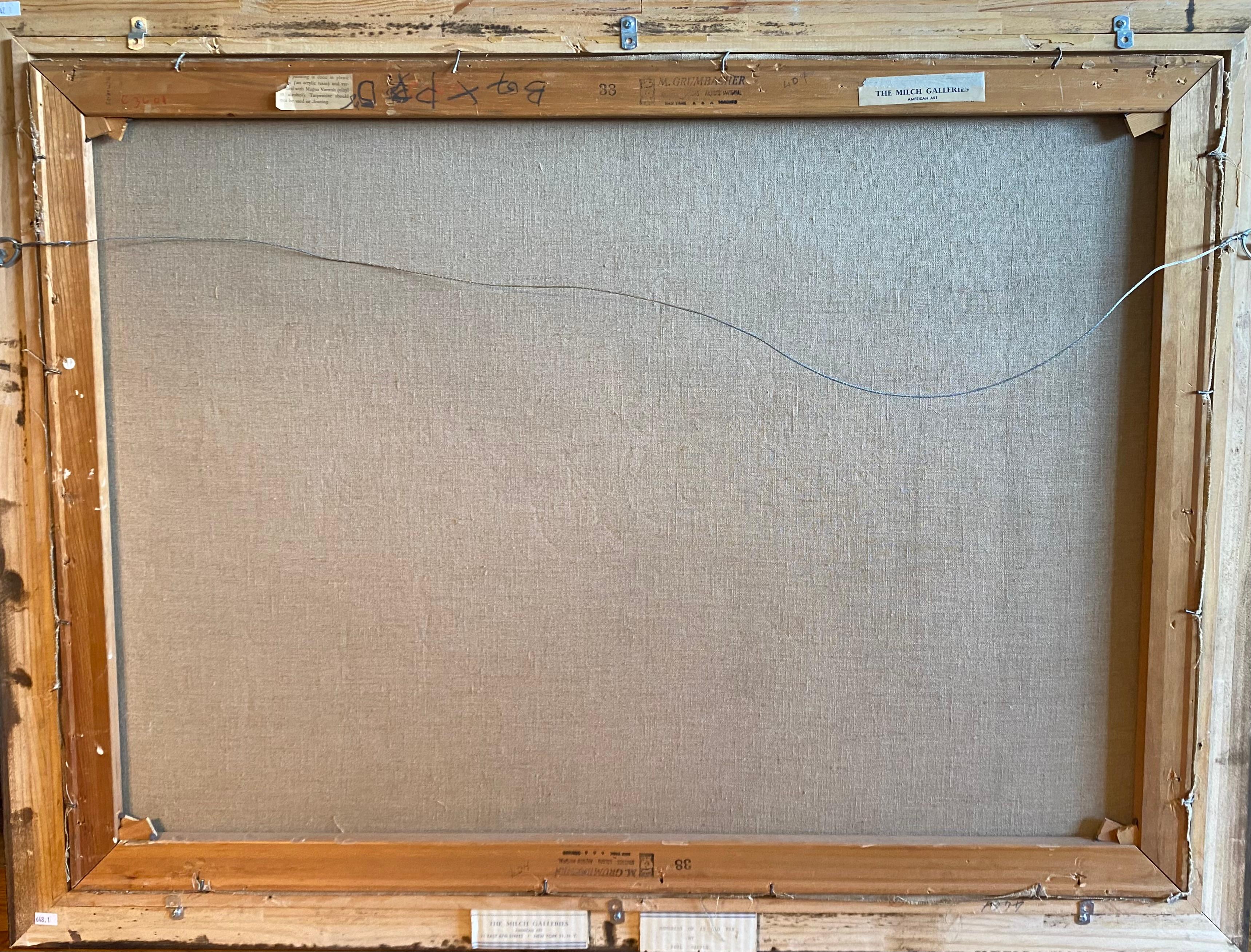 Memories of an Old Man - American Modern Painting by Paul Sample