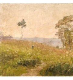 Sébilleau Paul (1847-1907), Oil on canvas+ Spring evening May 1901