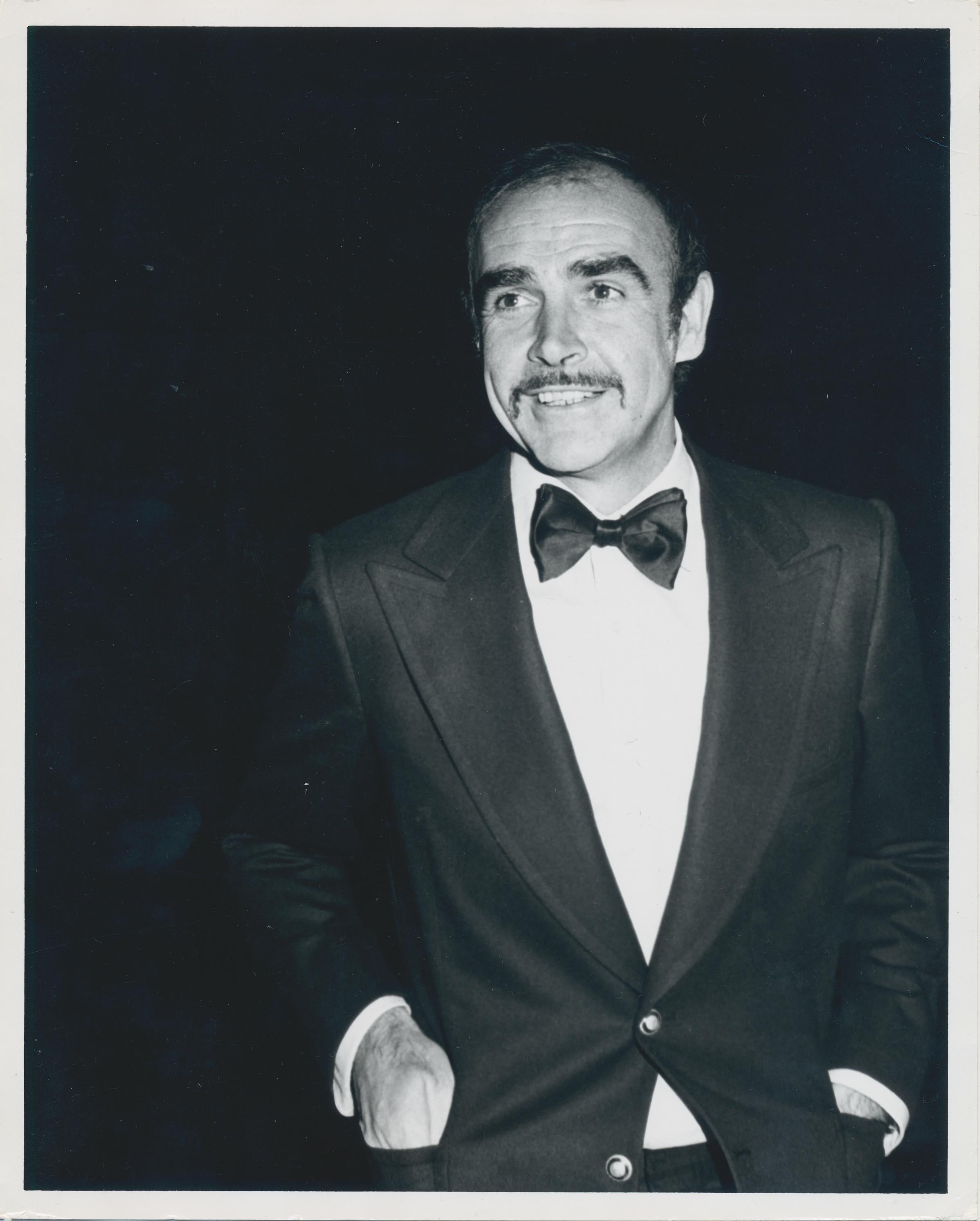 Paul Schmulbach Portrait Photograph - Sean Connery wearing a suit, unkown date