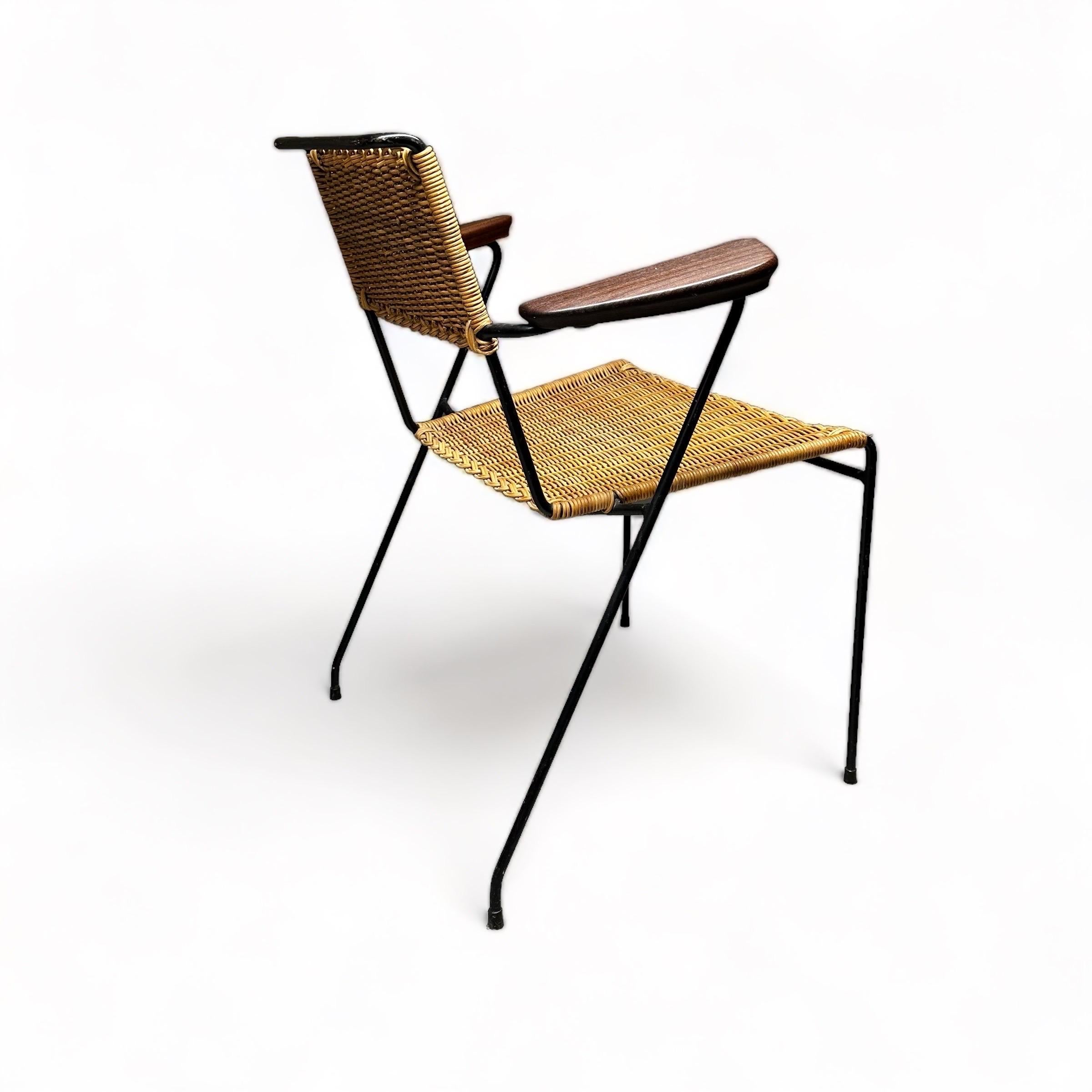Paul Schneider von Esleben Desk Arm Chair, Germany 1955 In Good Condition For Sale In Vienna, AT