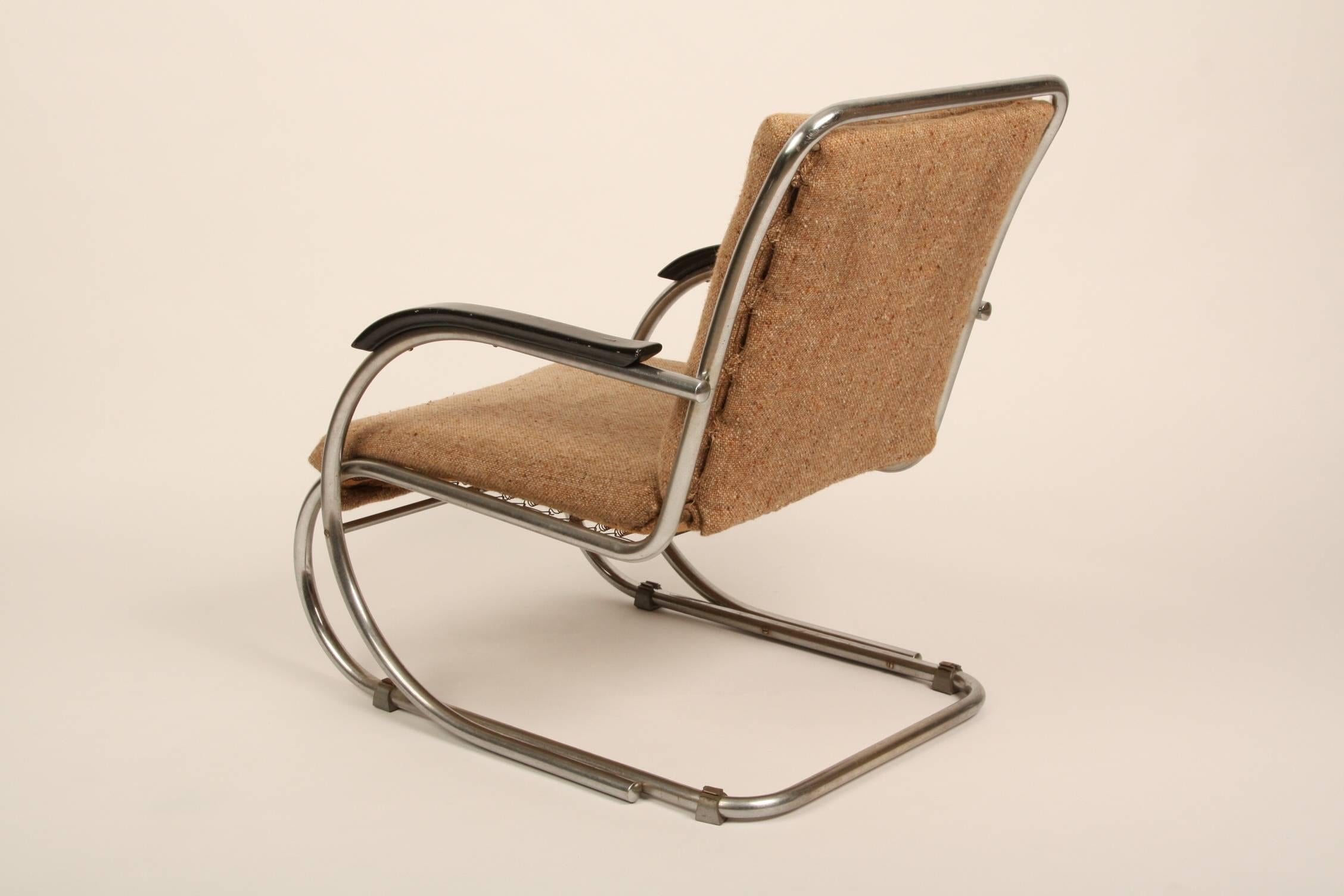Bauhaus Paul Schuitema Tube Chair D3 from 1934 Gispen Area