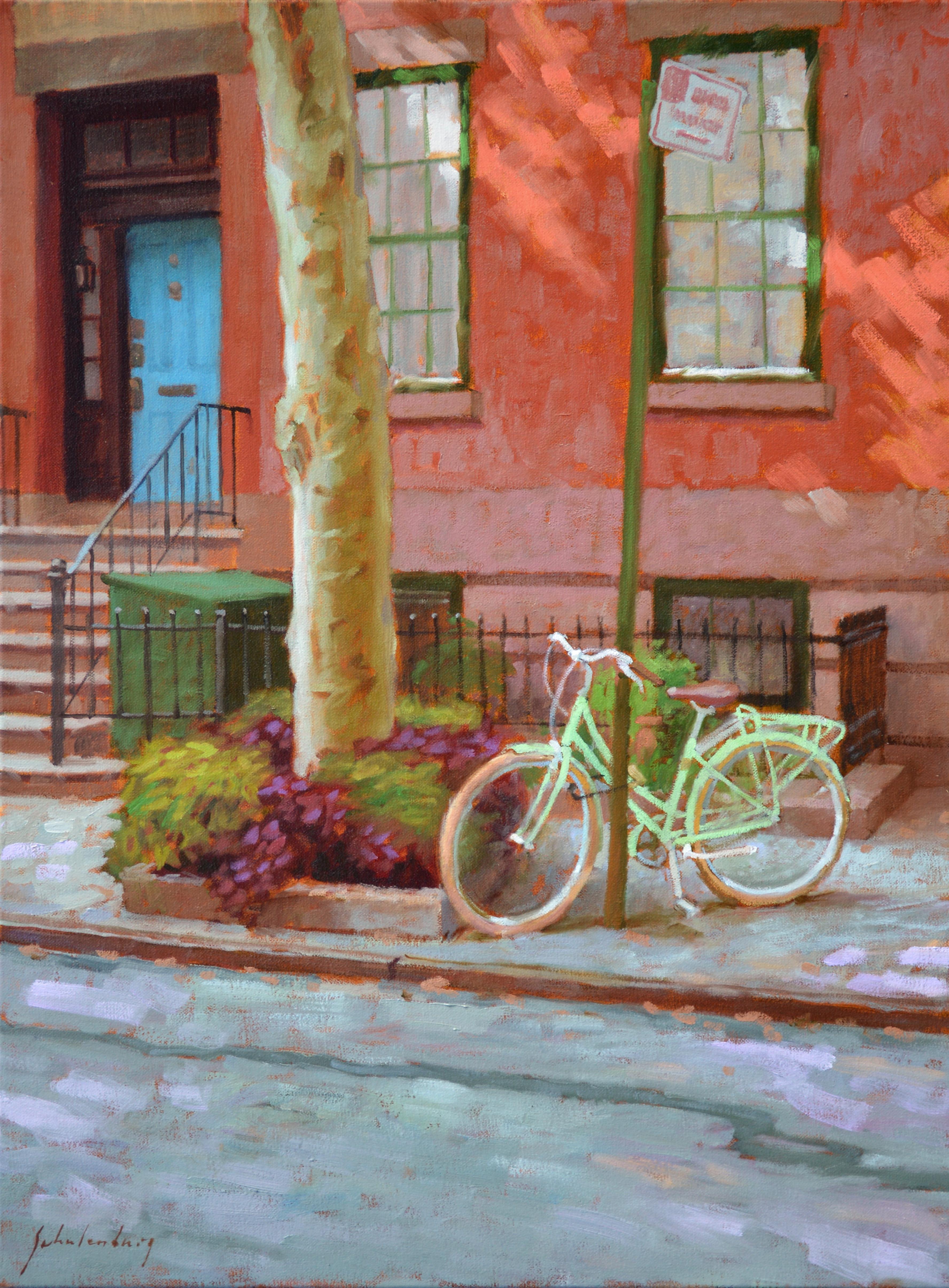 Paul Schulenburg Interior Painting - Green Bike