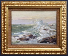 "CRASHING WAVES" GALVESTON SEASCAPE