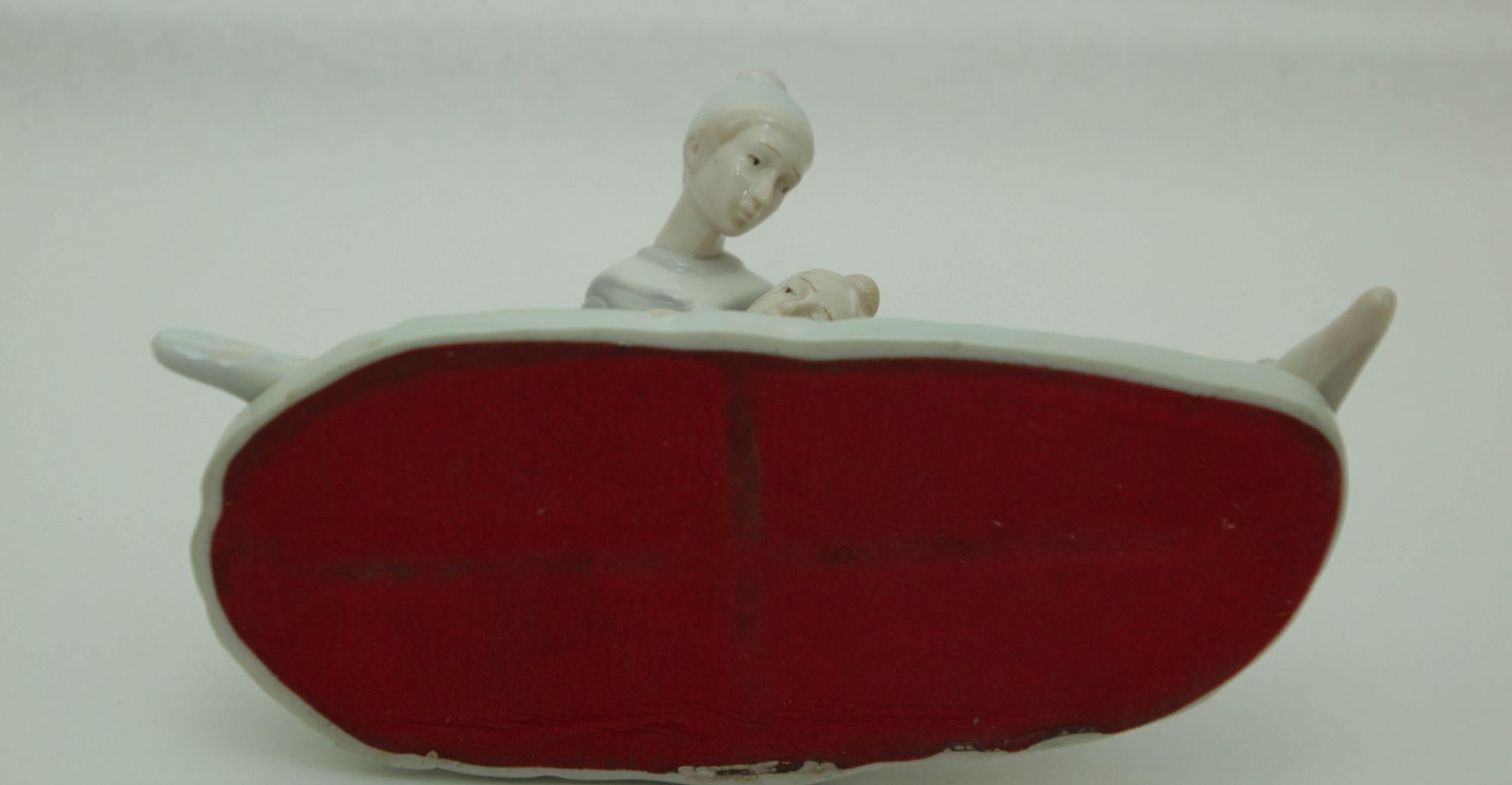 Paul Sebastian Ballet Dancer and Ballerina Porcelain Figurine 1980 In Good Condition In North Hollywood, CA