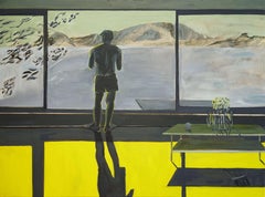 Oil Painting, Canvas, Contemporary, Figurative, Beach View, Paul-Sebastian Japaz