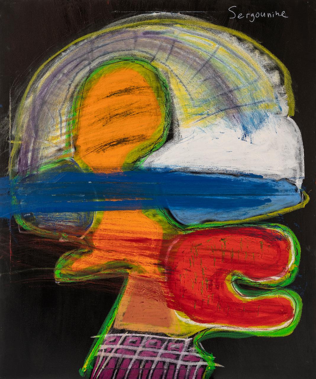 Oil pastel on canvas,

Paul Sergounine is a contemporary artist currently based in Tbilisi, Georgia. Working primarily with oil stick and oil pastel on acrylic ground on canvas, Sergounine develops large-scale paintings through systems of