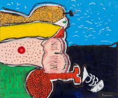 Arte contemporanea tedesca di Paul Sergounine - Self-Portrait 1