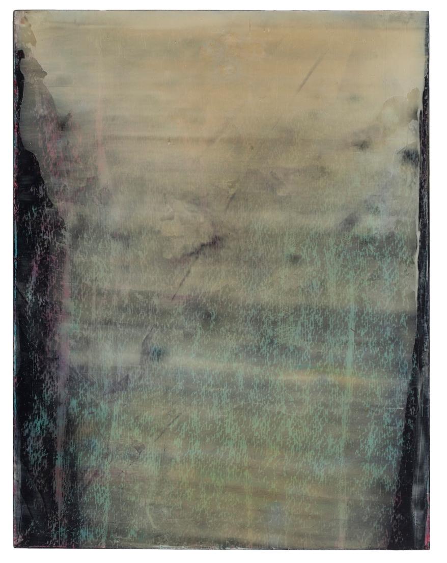 Milford Sound #5 - glossy diptych (Minimalistisch), Painting, von Paul Shakespear