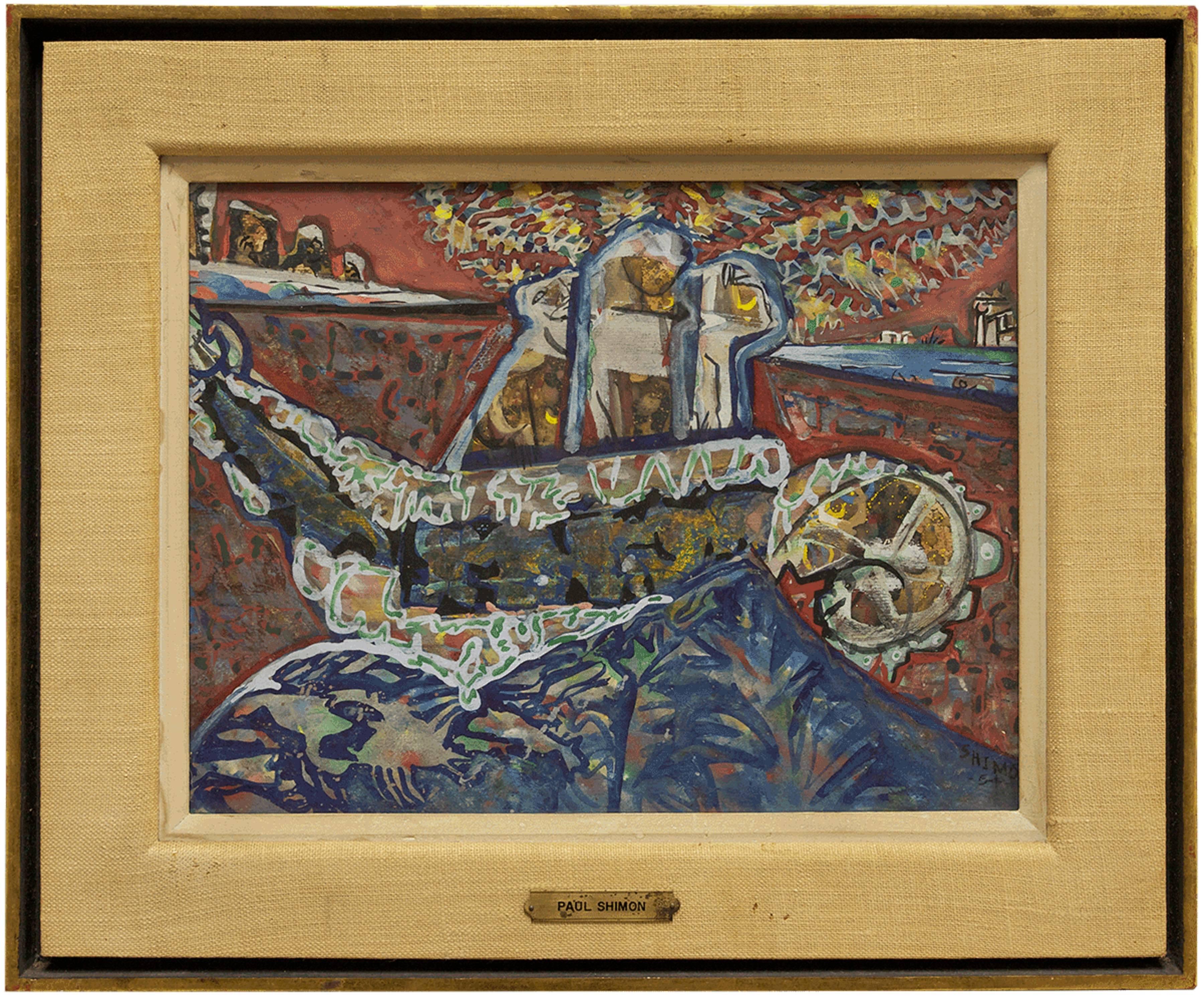 Untitled, Modern Mixed Media, 1954, Abstract Expressionism For Sale 1